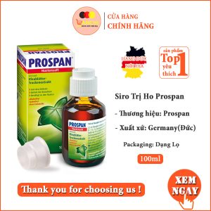 Siro Trị Ho Prospan Cho Trẻ Em Của Đức Tiết Kiệm Nhất - Lọ 100ml