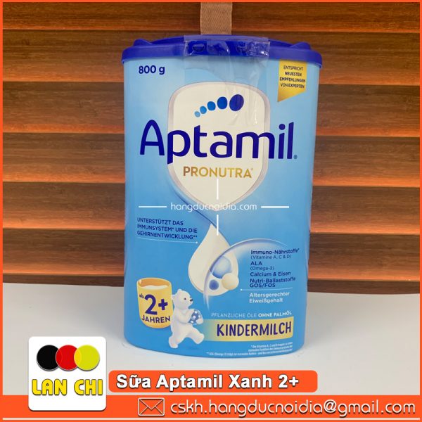 Sữa Aptamil Xanh 2+ Của Đức Hộp 800g