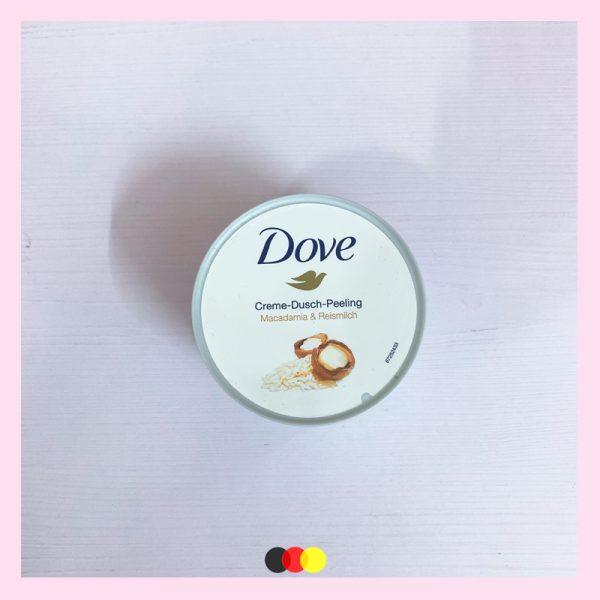 Kem Tẩy Da Chết Dove từ hạt gạo và hạt maca của đức 225ml